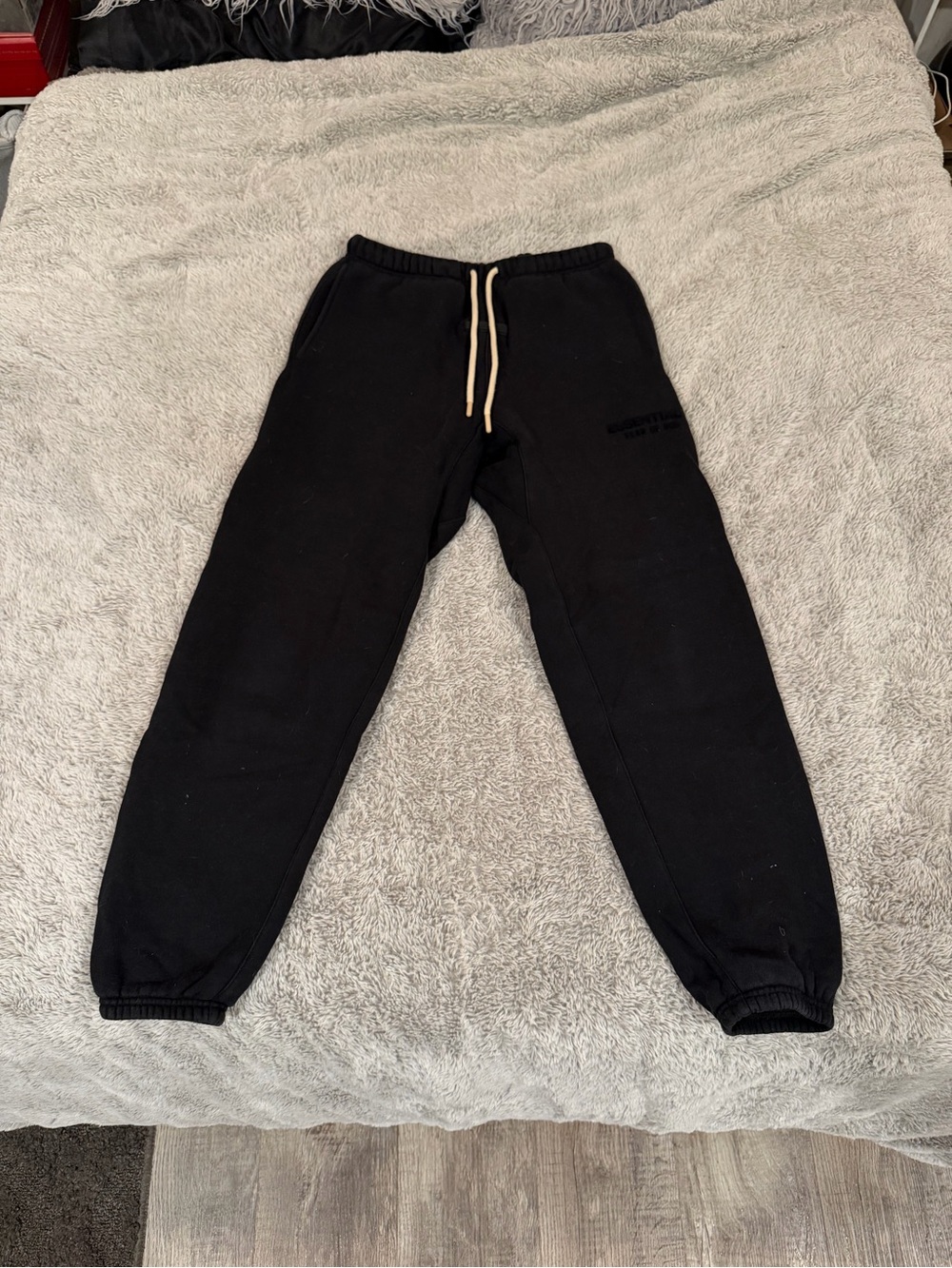 Essentials black joggers